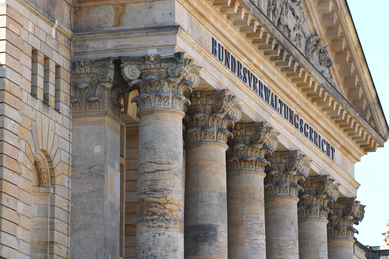 federal administrative court, leipzig, facade